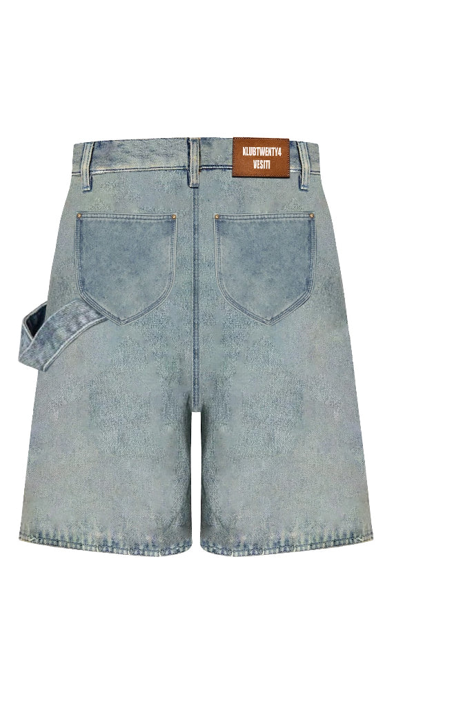 K24 Monogram Light Blue Denim