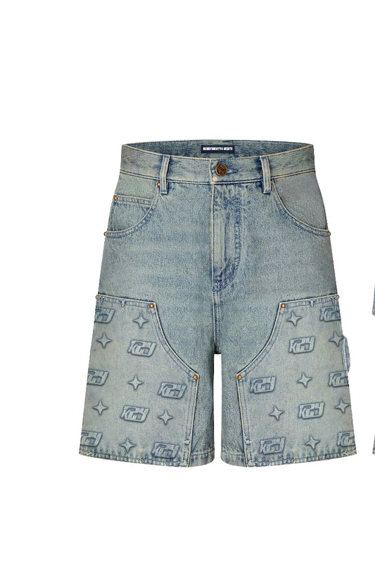 K24 Monogram Light Blue Denim