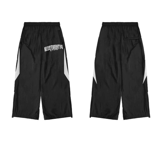Nylon Pants Black