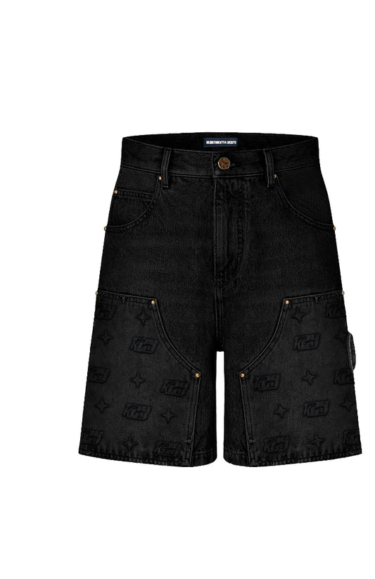 K24 Monogram Black Denim